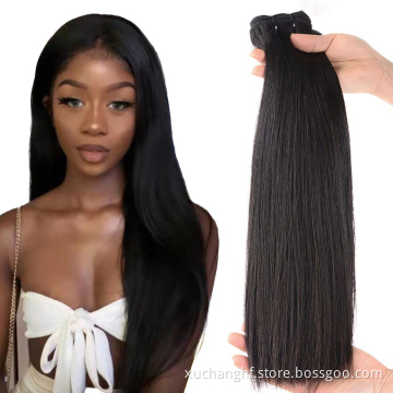 Vietnamese Super Double Drawn Virgin Mink Raw Unprocessed Human Hair Weave Bundles Remy Bone Straight Human Hair Vendors
